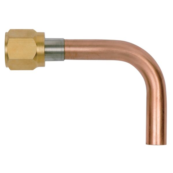 Coude 90° raccord 3/8" SAE - 3/8" à soud