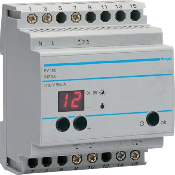 Télévariateur pilote 1-10V