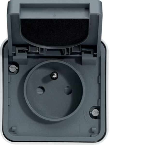 cubyko PC 2P+T saillie gris