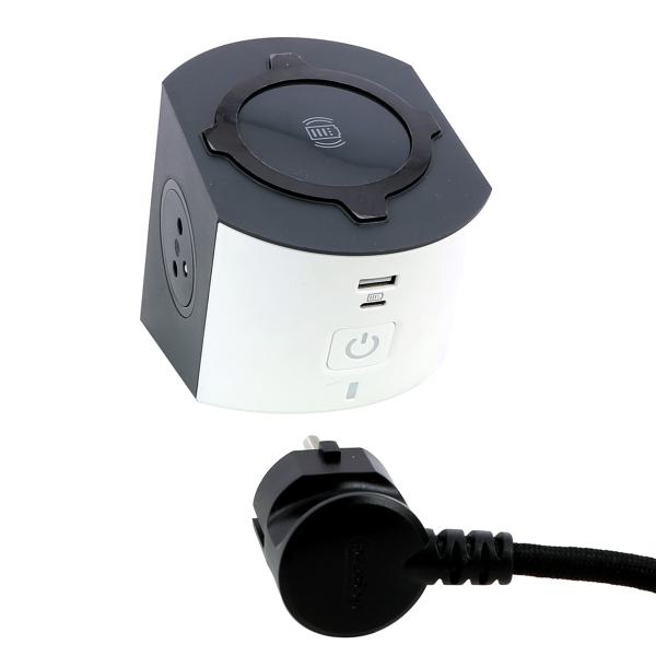 MULTIFB 2X2P+T IND USB 2M B/N