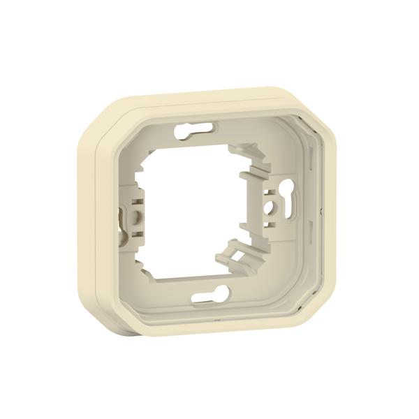 SUPPORT ENCASTRE 1 POSTE BEIGE